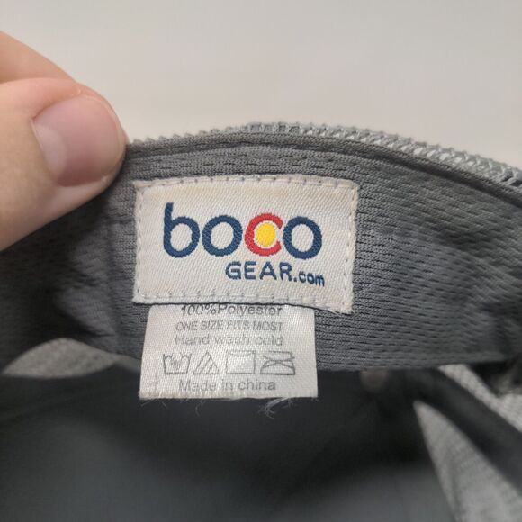 Fleet Feet Sports Snapback Mesh Back Trucker Hat Gray OSFM Boco Gear - Picture 8 of 8